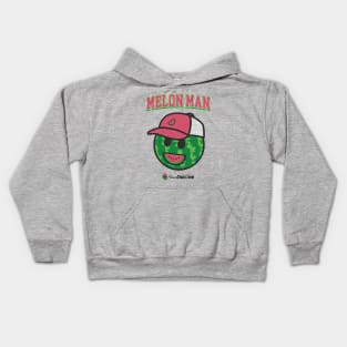 Ross Chastain Charcoal Melon Man Logo Kids Hoodie